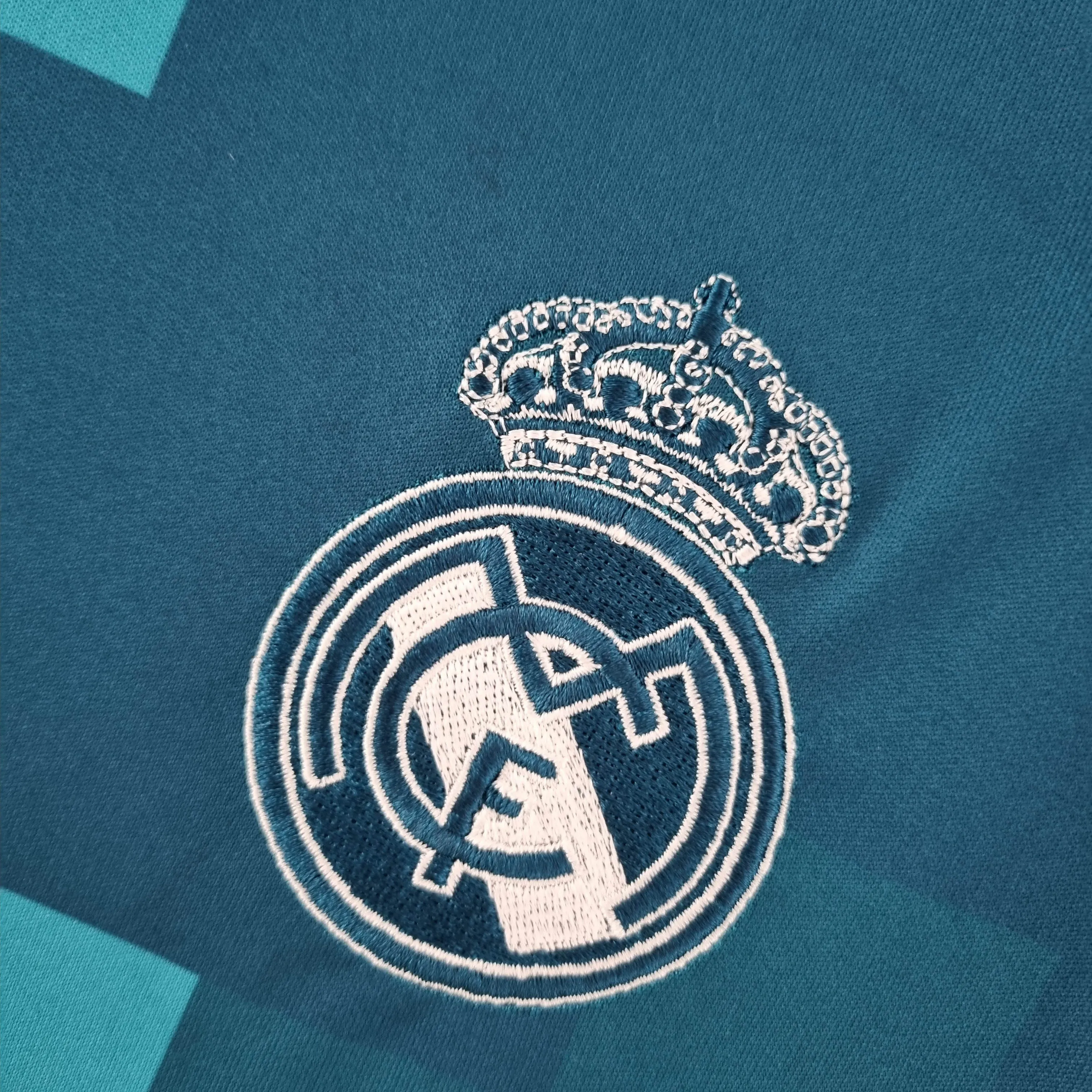 2017/2018 Retro Manga larga Real Madrid Tercera Visitante - Imagen 5