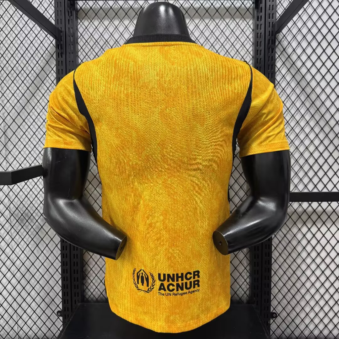 2026-2027 Versione giocatore Barcelona Portiere Giallo Maglia da calcio Qualità thai 1:1 - immagine 3