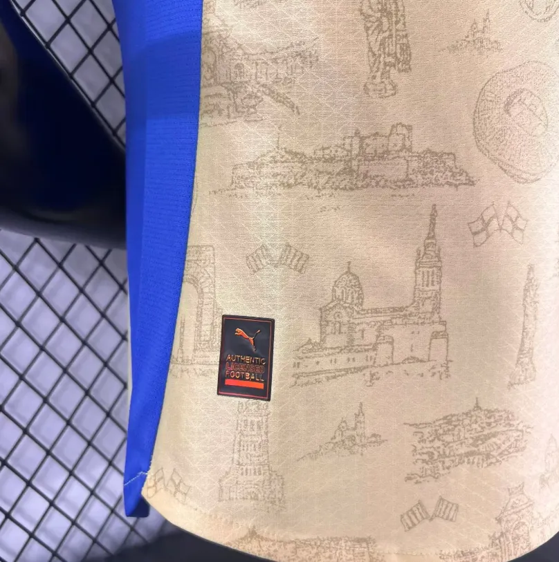 2025/2026 Versión jugador Olympique de Marseille Cuarta Visitante Camiseta de fútbol Calidad tailandesa 1:1 - Imagen 7