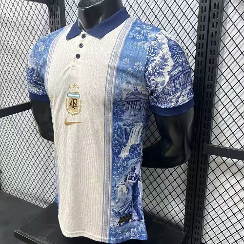 2026 Oyuncu versiyonu Arjantin Özel sürüm 16 Futbol forması 1:1 Tayland kalitesi - Görsel 4