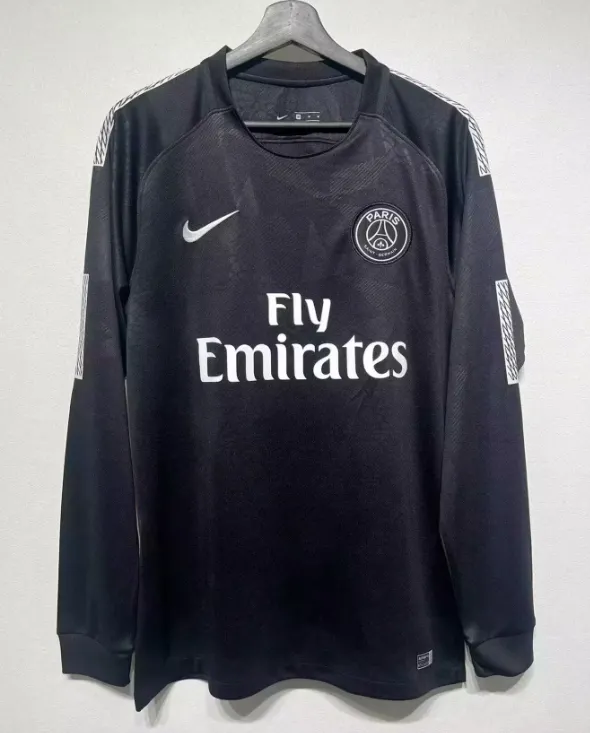 2017/2018 Manica lunga Retro Paris Saint-Germain Terza Trasferta Maglia da calcio Qualità thai 1:1