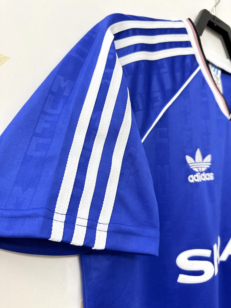 1988-1990 Retro Manchester United Tercera Visitante Camiseta de fútbol Calidad tailandesa 1:1 - Imagen 6