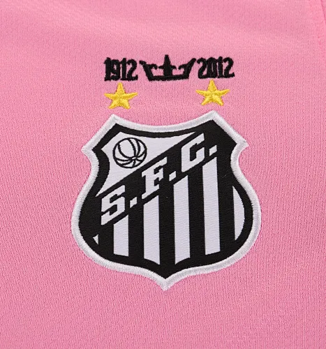 2012/2013 Retro Santos Pink Football Jersey 1:1 Thai Quality Kids Size - Image 6