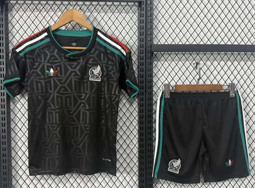 2026 México Terceira Fora Camisa de futebol Qualidade tailandesa 1:1 Tamanho infantil