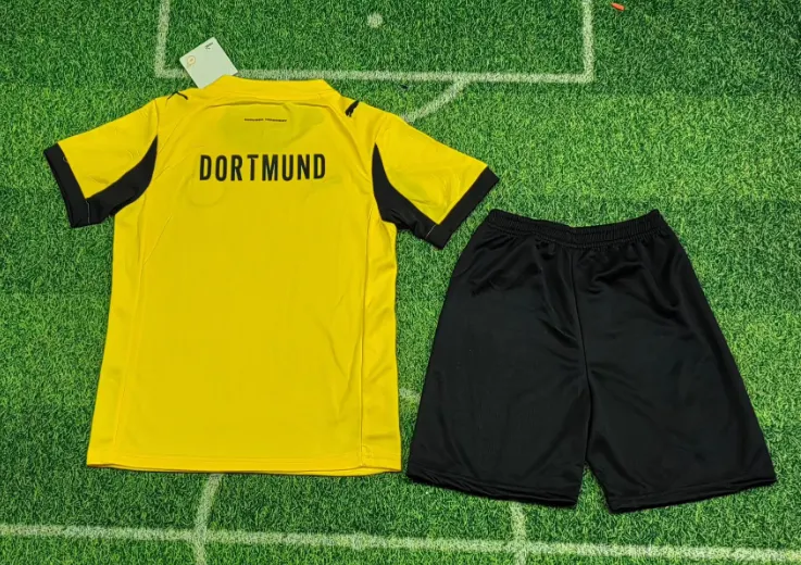 2025/2026 Dortmund Saison Pokal Fußballtrikot 1:1 Thai-Qualität Kindergröße – Bild 2