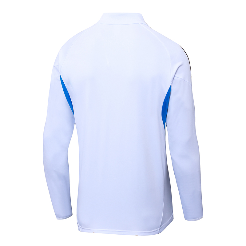 2025/2026 Manchester United Survêtement demi-zip Blanc Maillot de football Qualité thaï 1:1 Ensemble – Image 5