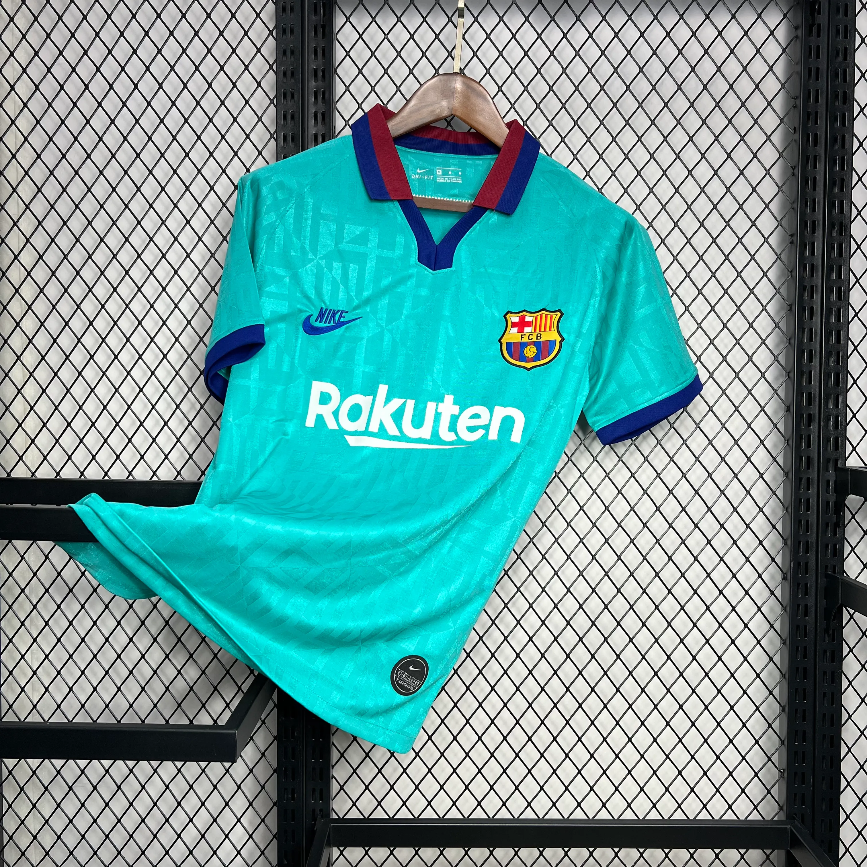 2019/2020 Retro Barcelona Üçüncü Deplasman Futbol forması 1:1 Tayland kalitesi - Görsel 3