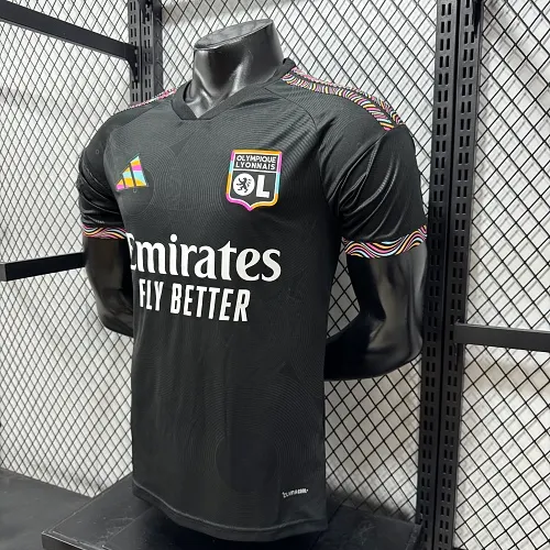 2026/2027 Spelersversie Lyon Derde Uit Voetbalshirt 1:1 Thaise kwaliteit - Afbeelding 4