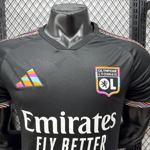 2026/2027 Spelersversie Lyon Derde Uit Voetbalshirt 1:1 Thaise kwaliteit - Afbeelding 5