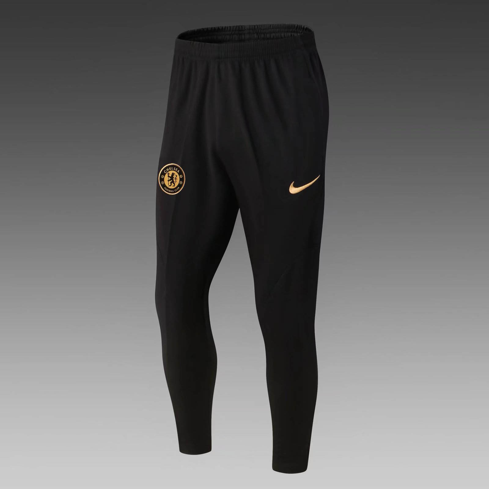 2022/2023 Chelsea Half-Pull Training Suit Black Football Shirt 1:1 Thai Quality Set - Image 6