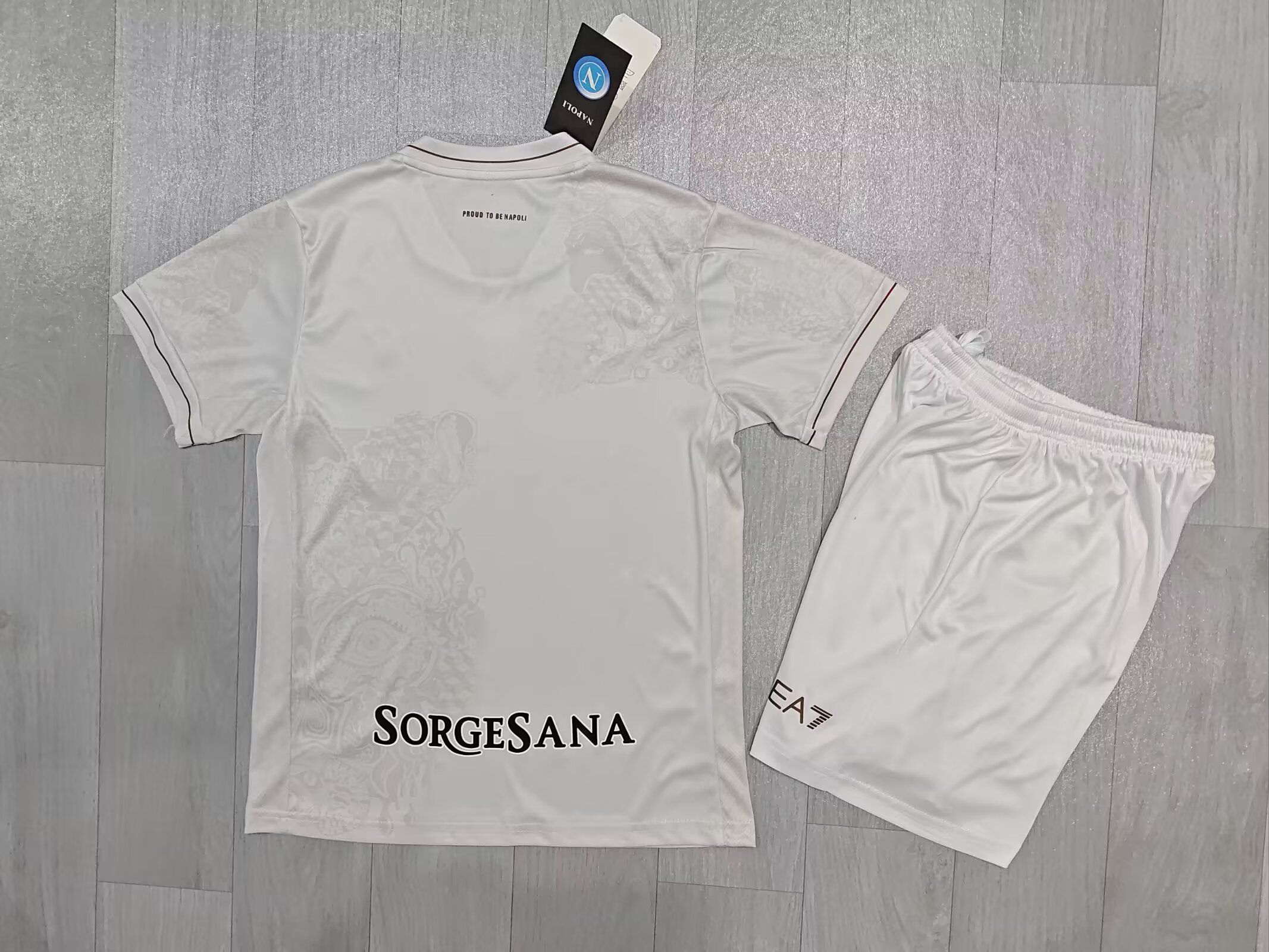 2025/2026 Napoli Trasferta Maglia da calcio Qualità thai 1:1 Taglia bambino - immagine 2