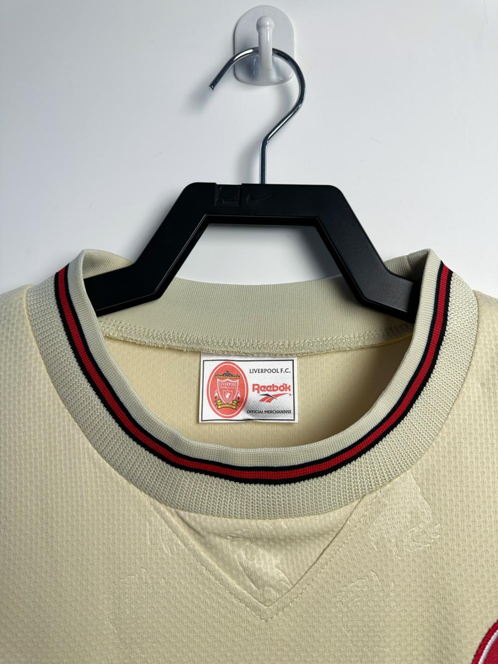 1996/1997 Retro Liverpool Away Football Jersey Long Sleeve 1:1 Thailand Quality - Image 3