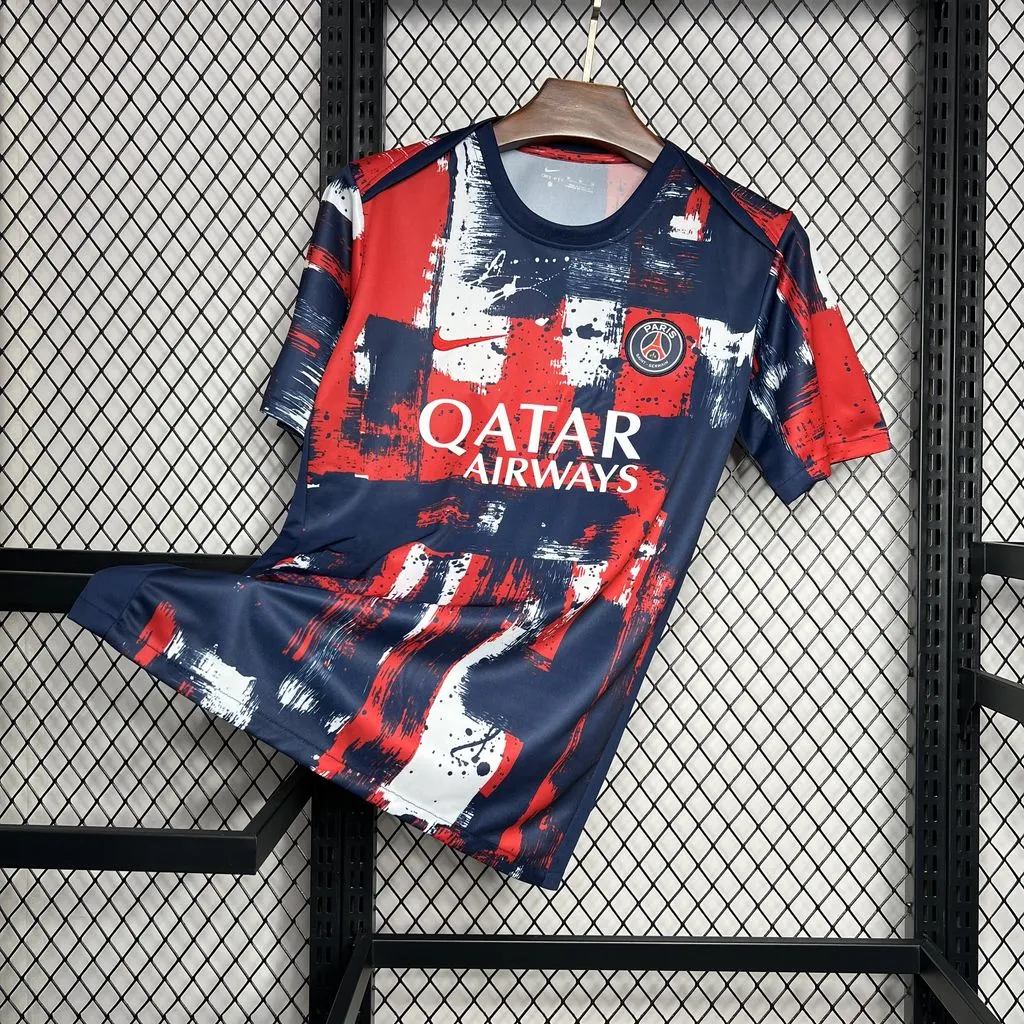 2024/2025 Psg Paris Saint-Germain Pre-Match Jersey 1:1 Thai Quality - Image 3
