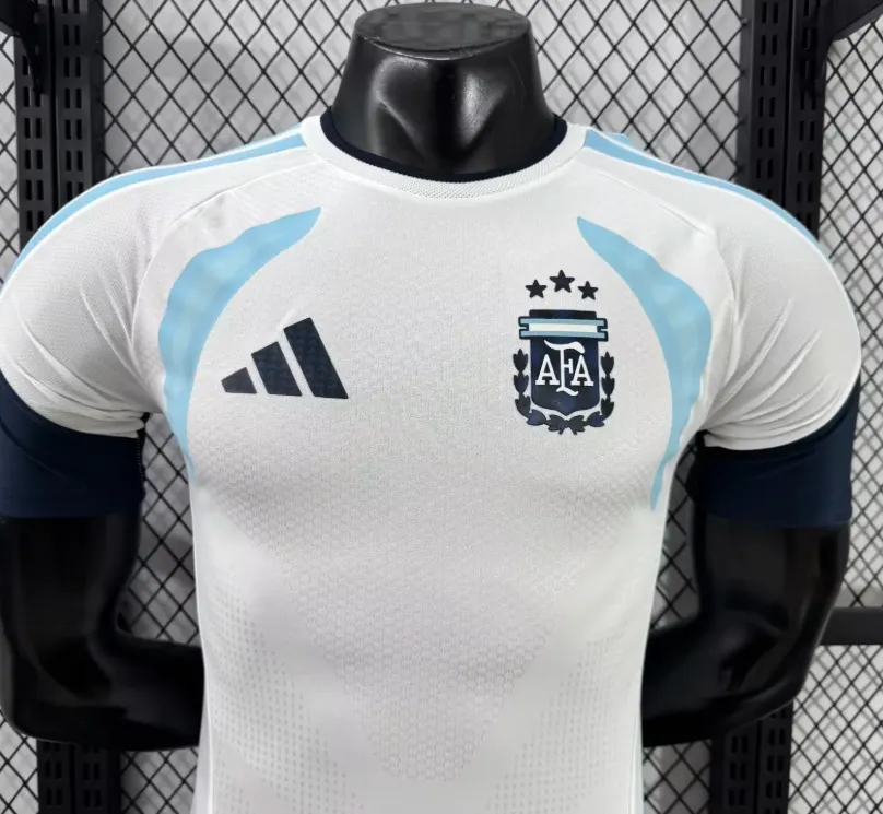 2026-2027 Versione giocatore Argentina Tuta da allenamento Bianco Maglia da calcio Qualità thai 1:1 - immagine 5