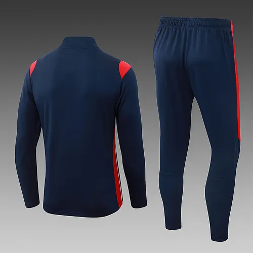 2026/2027 Psg Paris Saint-Germain Half-Pull Training Suit Royal blue Football Jersey 1:1 Thai Quality Set - Image 2