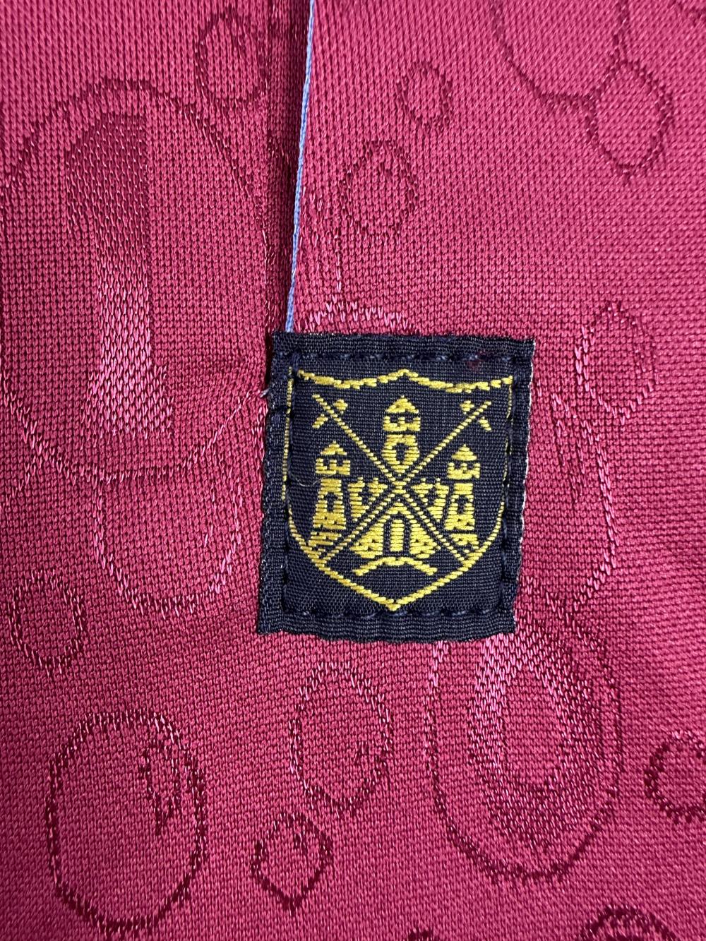 1995-1997 Retro West Ham United Football Shirt Home 1:1 Thai Quality - Image 5