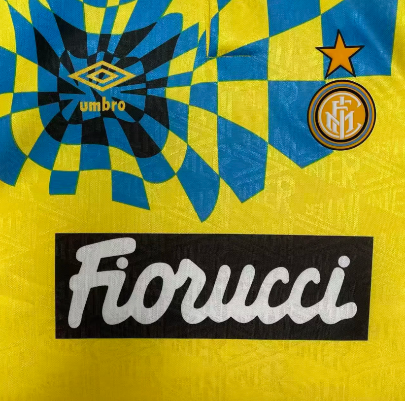 1992/1994 Rétro Inter Milan Troisième Extérieur Maillot de football Qualité thaï 1:1 – Image 4