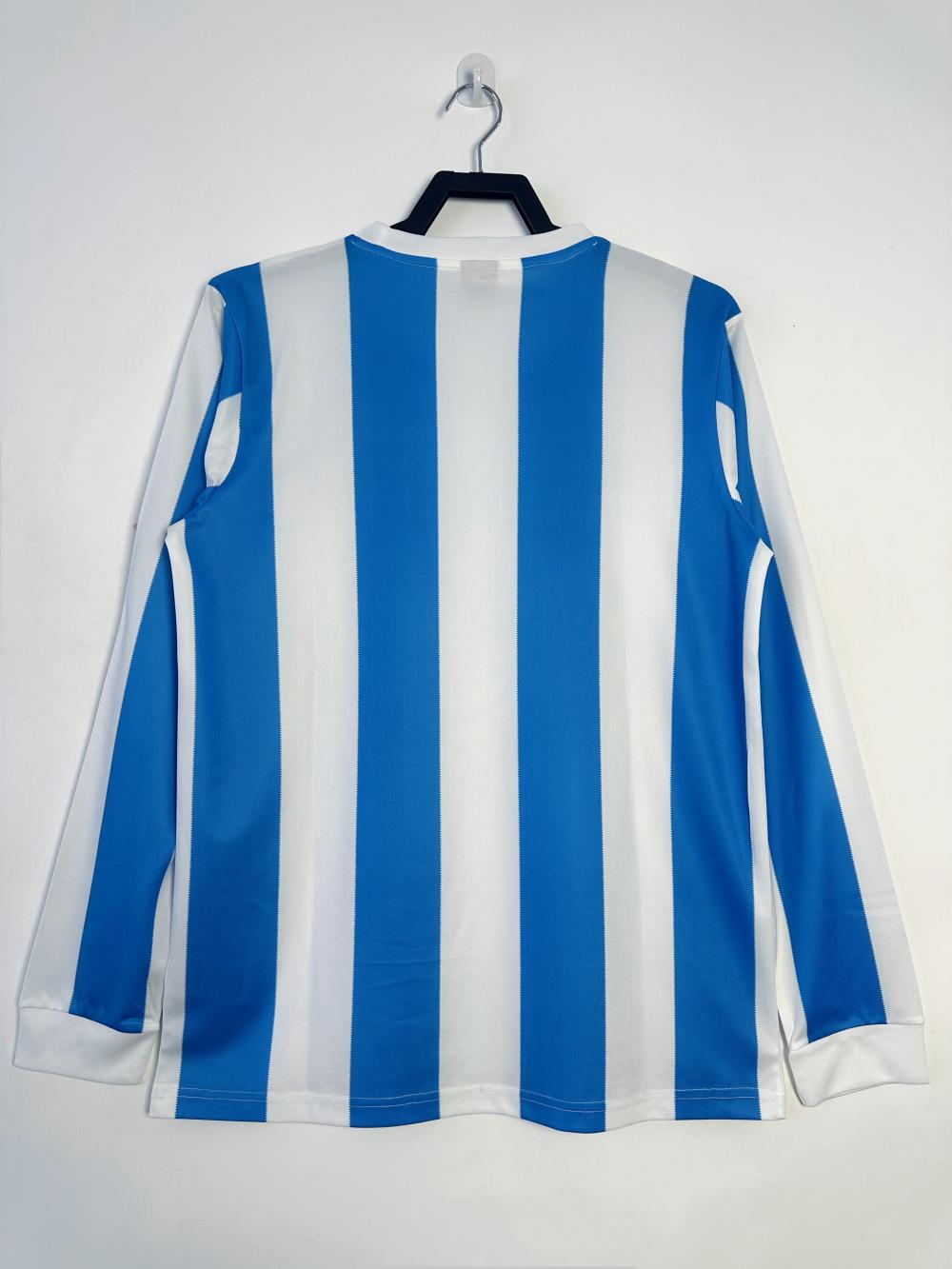 1986 Retrô Manga longa Argentina Seleção Casa Camisa Qualidade tailandesa 1:1 - Image 2