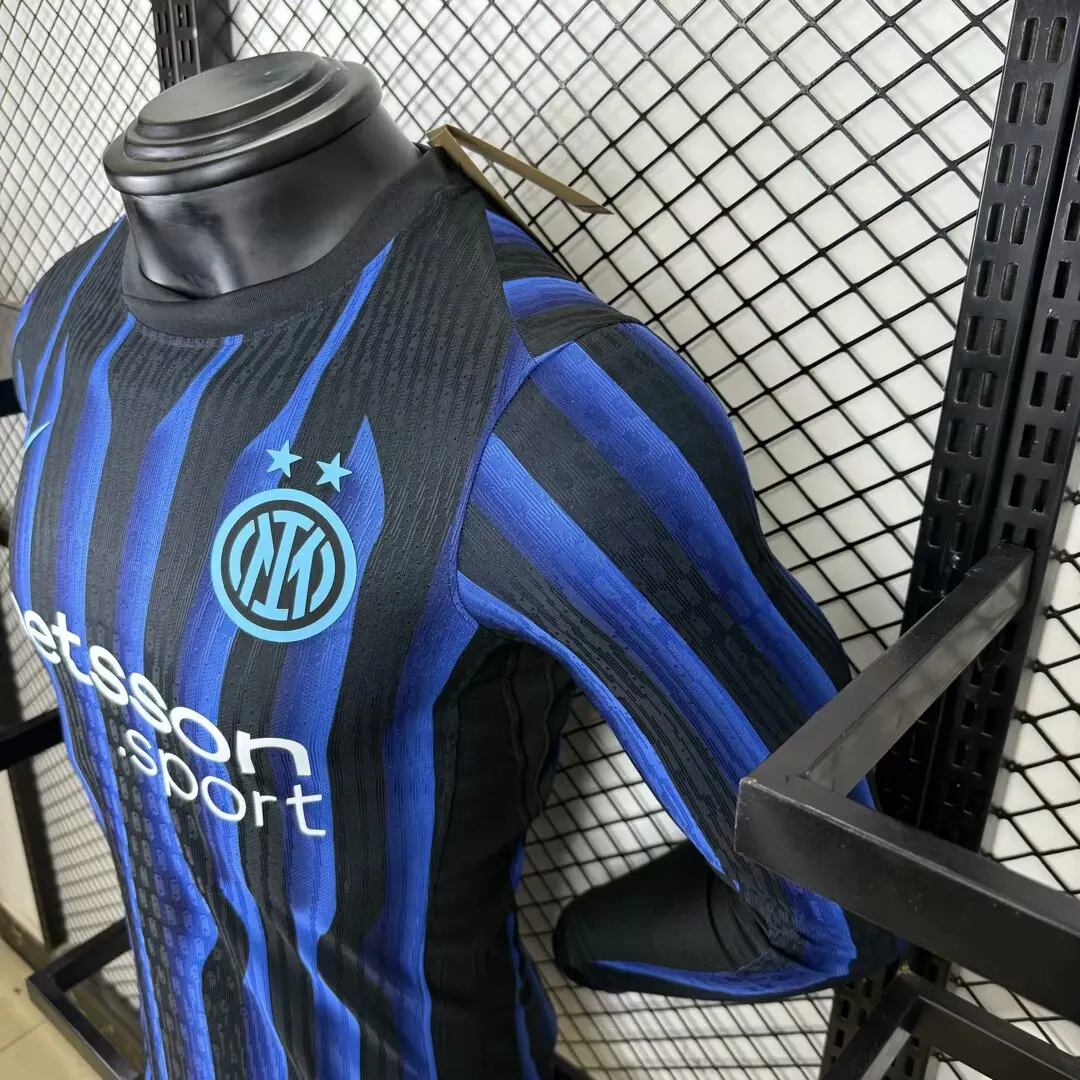 2025/2026 Long Sleeves Inter Milan Home Player Version Football Jersey1:1 Quality Thai - Image 7