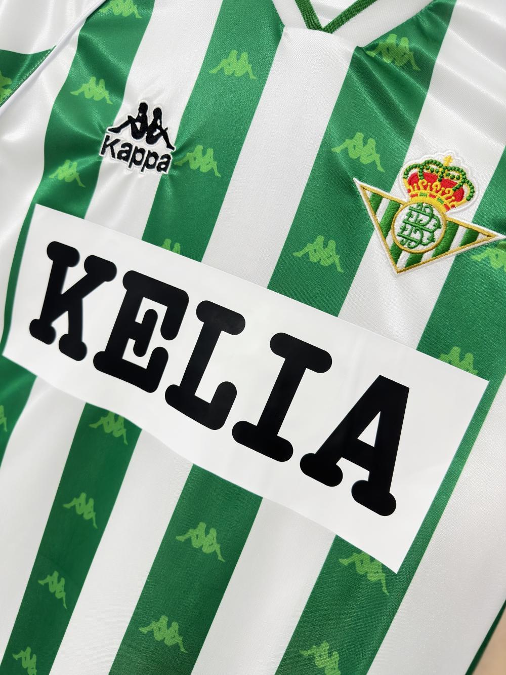 1995/1997 Retro Real Betis İç saha With Sponsors Futbol forması 1:1 Tayland kalitesi - Görsel 4