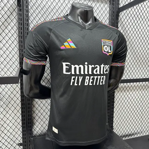 2026/2027 Spelersversie Lyon Derde Uit Voetbalshirt 1:1 Thaise kwaliteit - Afbeelding 3
