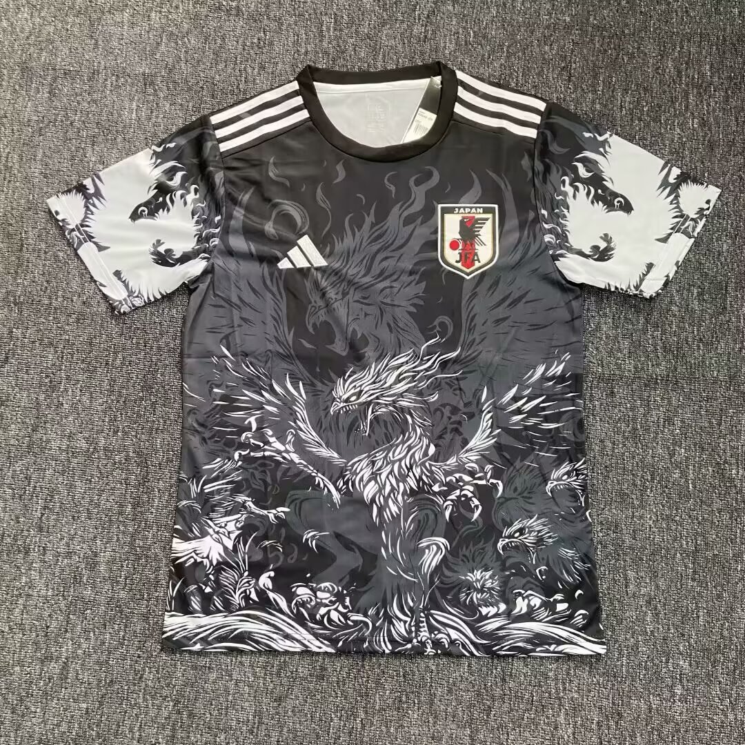 2025/2026 Japão Edição especial Preto Branco Eagle Camisa de futebol Qualidade tailandesa 1:1