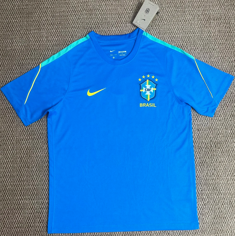2026 Brazil Training Suit Blue 02 Football Shirt 1:1 Thai Quality
