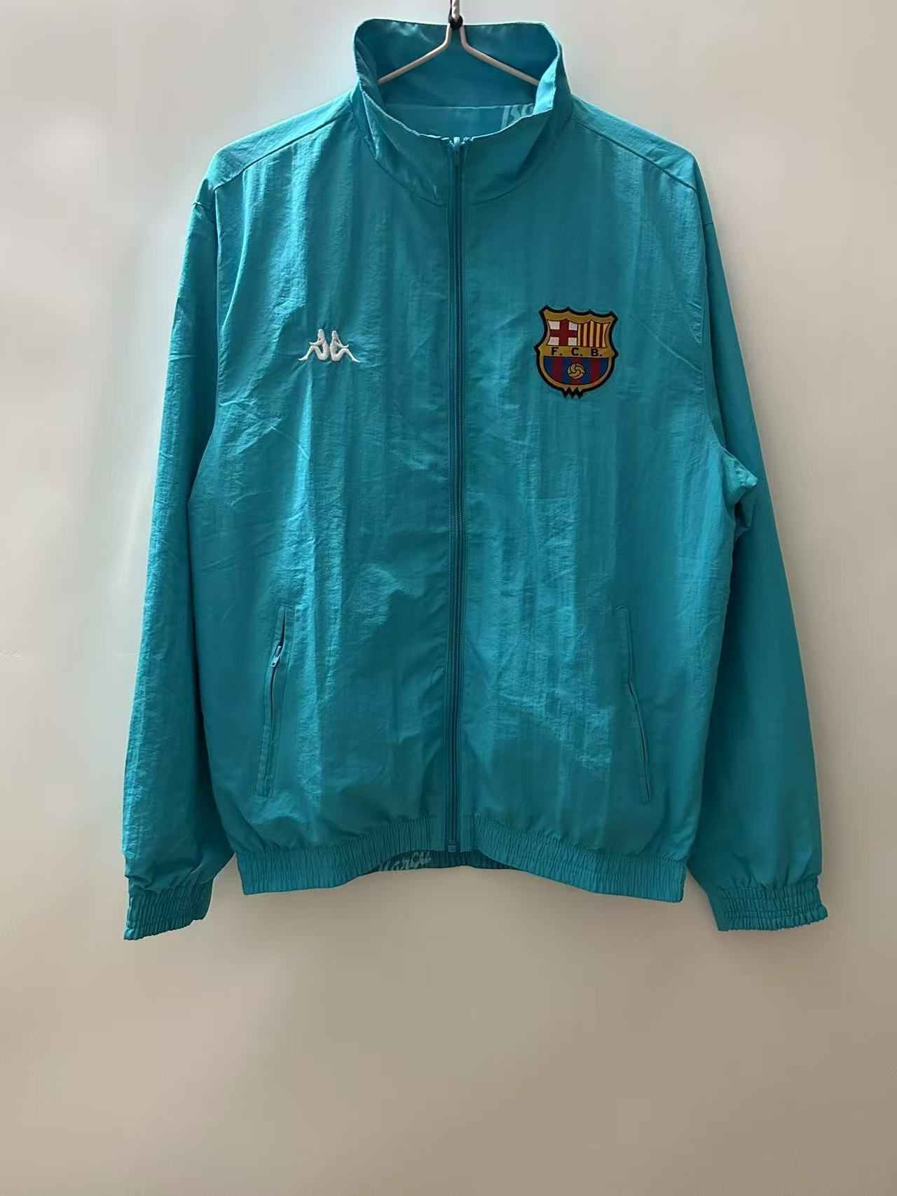 2025/2026 Barcelona Wendbar Windjacke Fußballtrikot 1:1 Thai-Qualität 03 – Bild 6