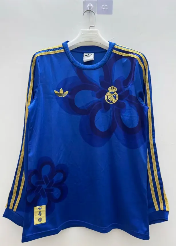 2026/2027 Długi rękaw Real Madrid Dres treningowy Koszulka piłkarska Jakość tajska 1:1
