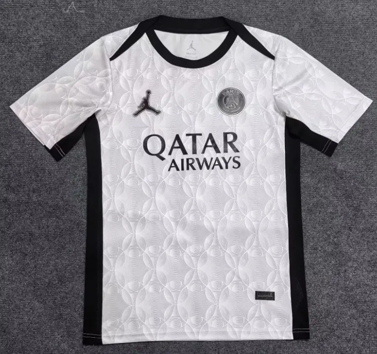 2026/2027 Psg Paris Agasalho de treino Branco Camisa de futebol Qualidade tailandesa 1:1