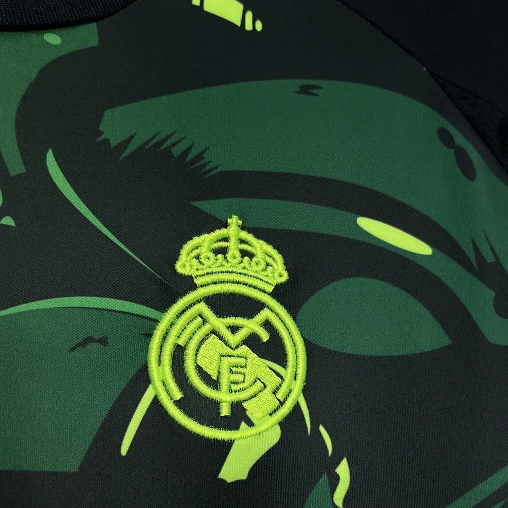2024/2025 Real Madrid Green And Black Special Edition Jersey 1:1 Thai Quality - Image 5