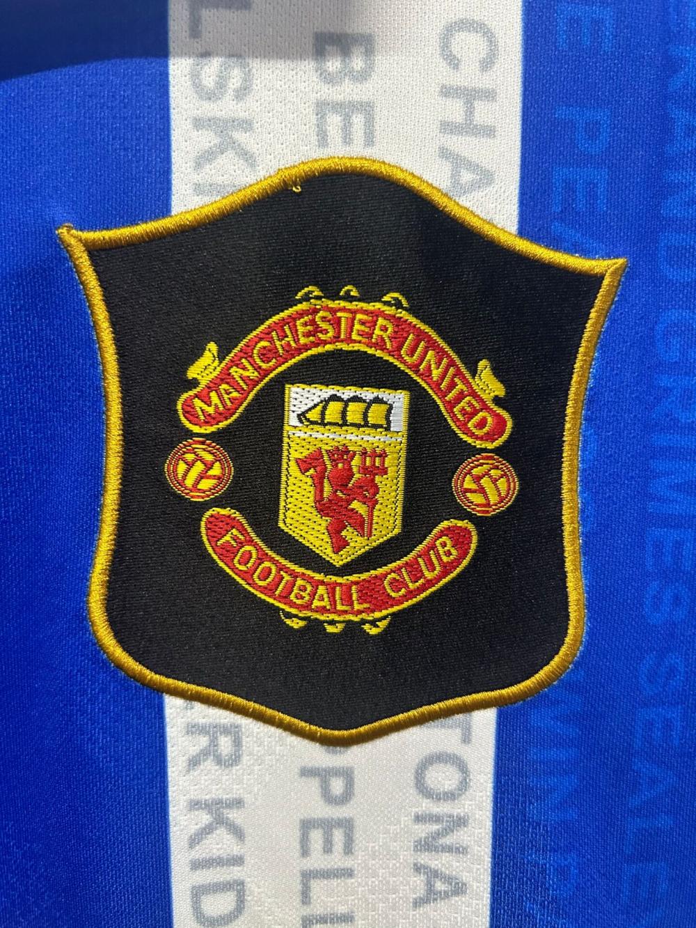 1994/1996 Retrô Manchester United Terceira Fora Camisa de futebol Qualidade tailandesa 1:1 - Image 6