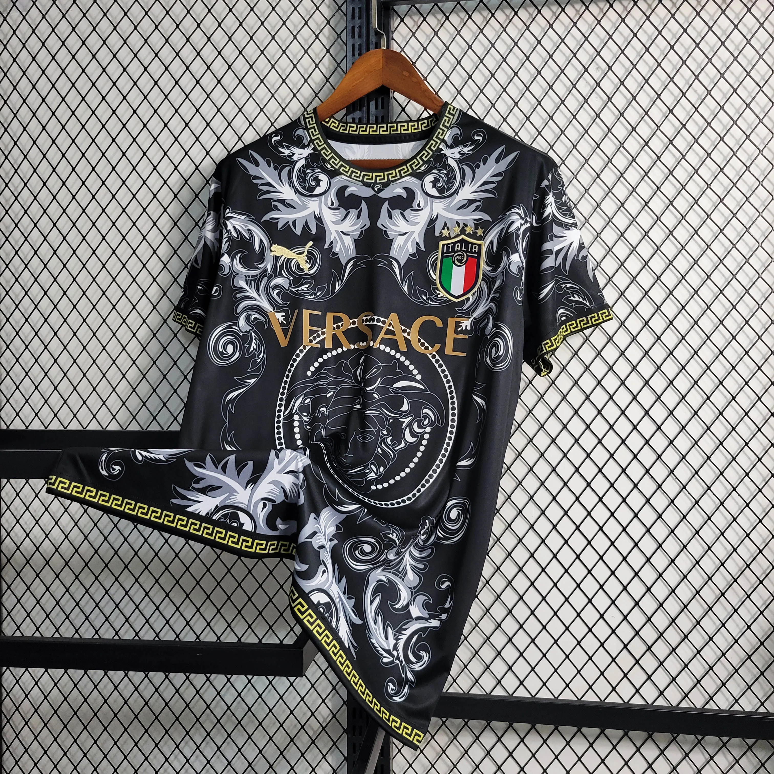 2023 Italie Édition spéciale Noir Football Maillot – Image 3