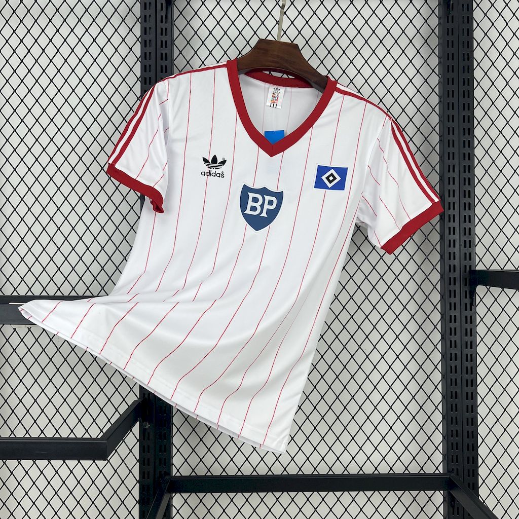 1983-1984 Retro Hamburger SV Thuis Voetbalshirt 1:1 Thaise kwaliteit