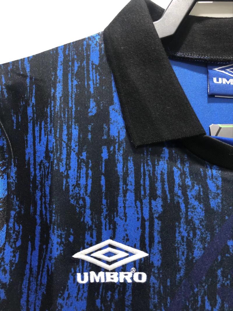 1993 Retro Manchester United Azul Camiseta de fútbol Calidad tailandesa 1:1 - Imagen 4