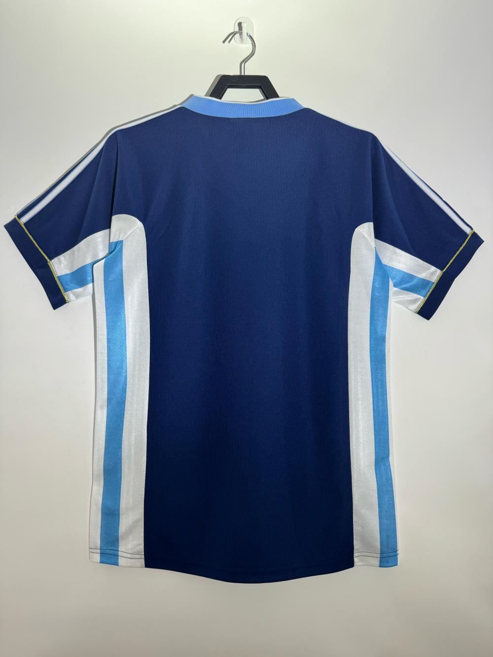 1998 Retro Argentyna Reprezentacja Wyjazdowa Koszulka Jakość tajska 1:1 - obrazek 2