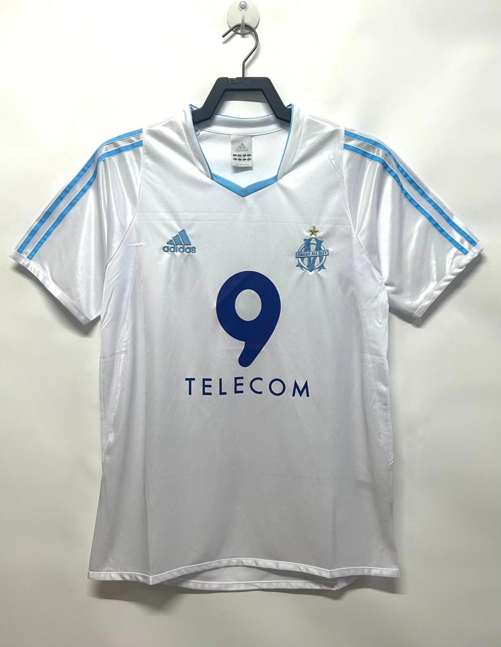 2002-2003 Rétro Olympique de Marseille Domicile Maillot de football Qualité thaï 1:1