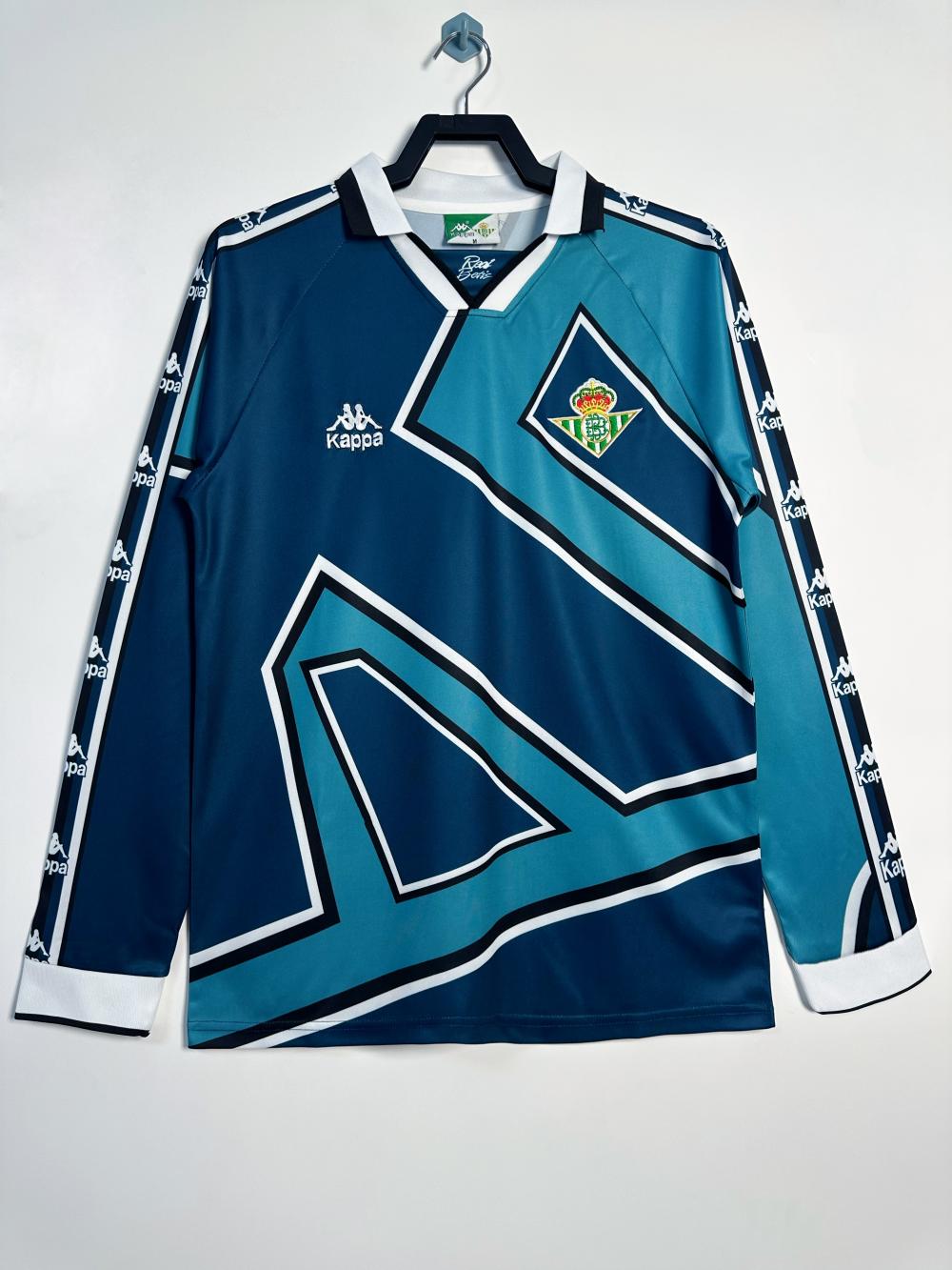 1995/1997 复古 皇家贝蒂斯 客场 足球球衣 长袖 1:1 泰版品质
