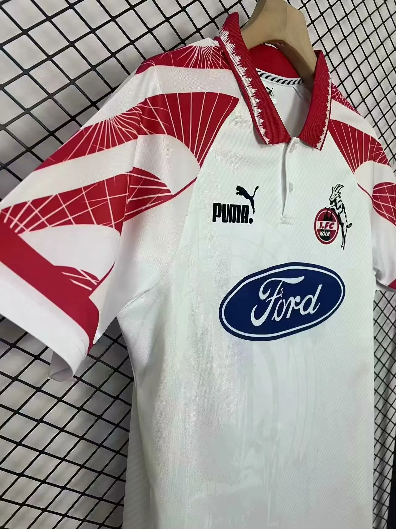 1996/1997 Rétro FC Köln Domicile Maillot de football Qualité thaï 1:1 – Image 3