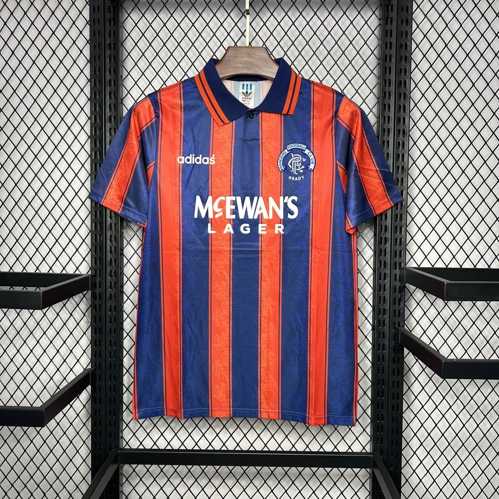 1993/1994 Retro Rangers Auswärts Fußballtrikot 1:1 Thai-Qualität