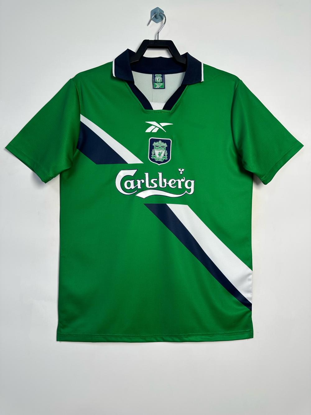 1999-2000 Rétro Liverpool Extérieur Maillot de football Qualité thaï 1:1