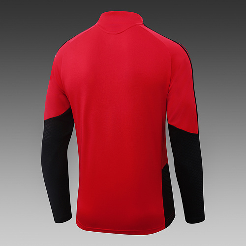2026/2027 Manchester United Half-Pull Training Suit Red Football Shirt 1:1 Thai Quality Set - Image 5