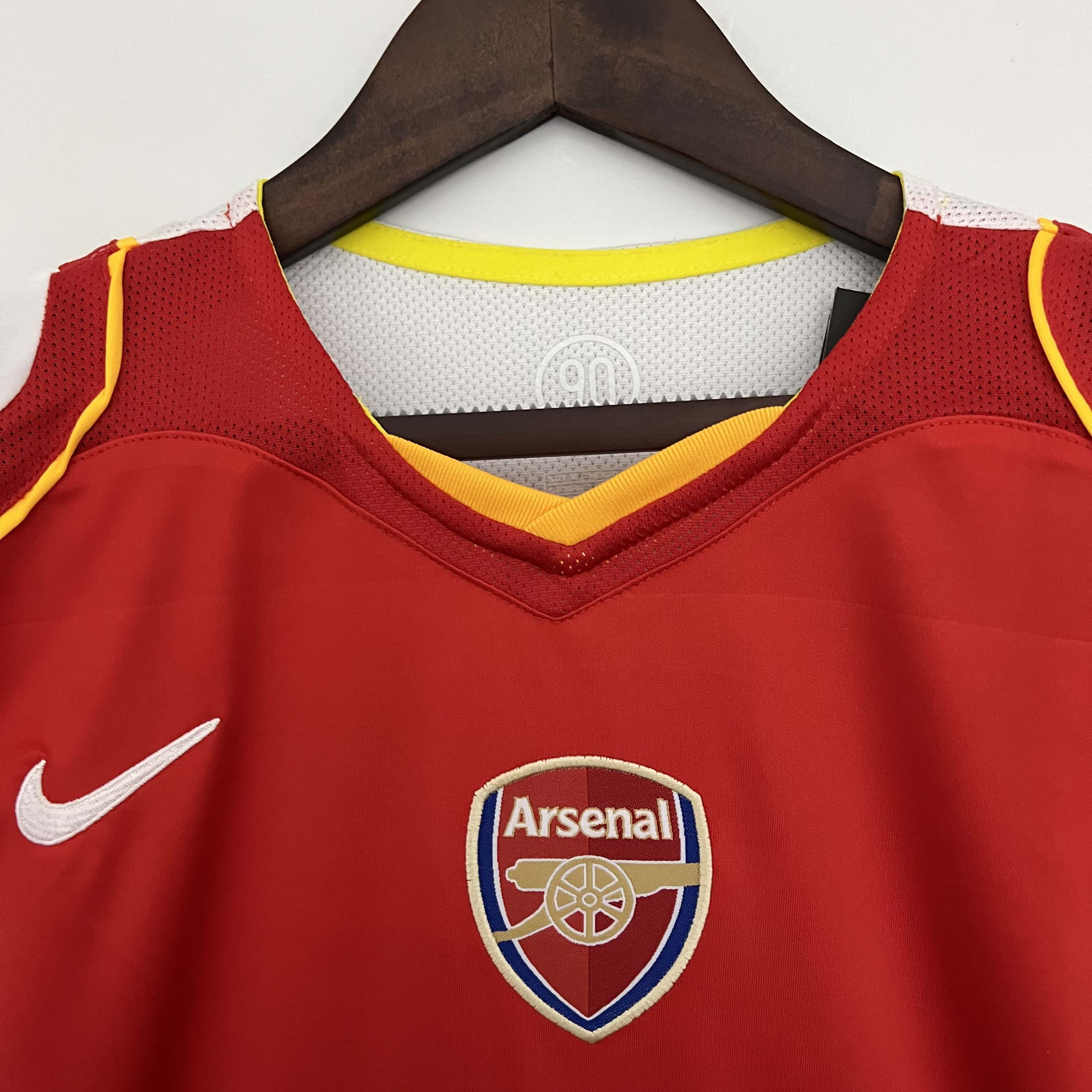 2004/2005 Retro Arsenal Domowa Koszulka piłkarska Jakość tajska 1:1 - obrazek 3