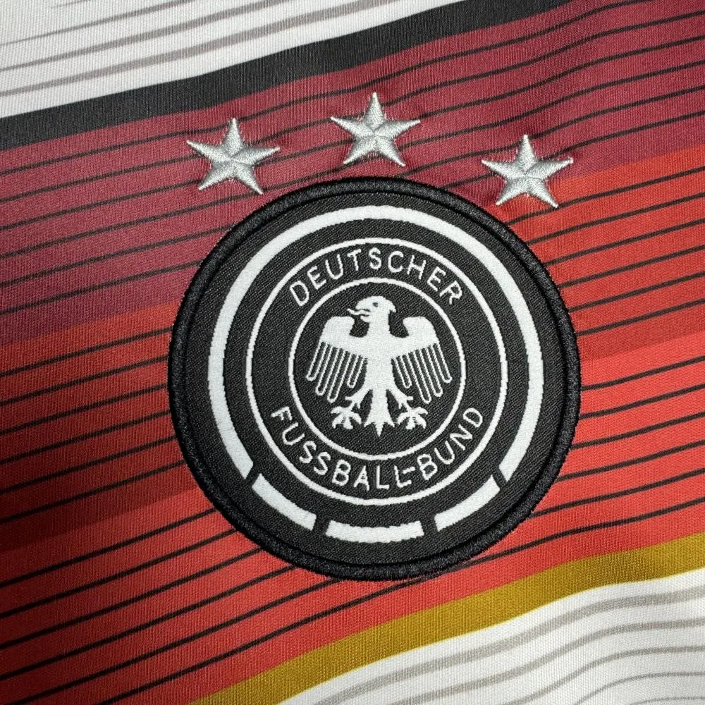 2014 Retro Soccer Jersey Germany Home - Image 6