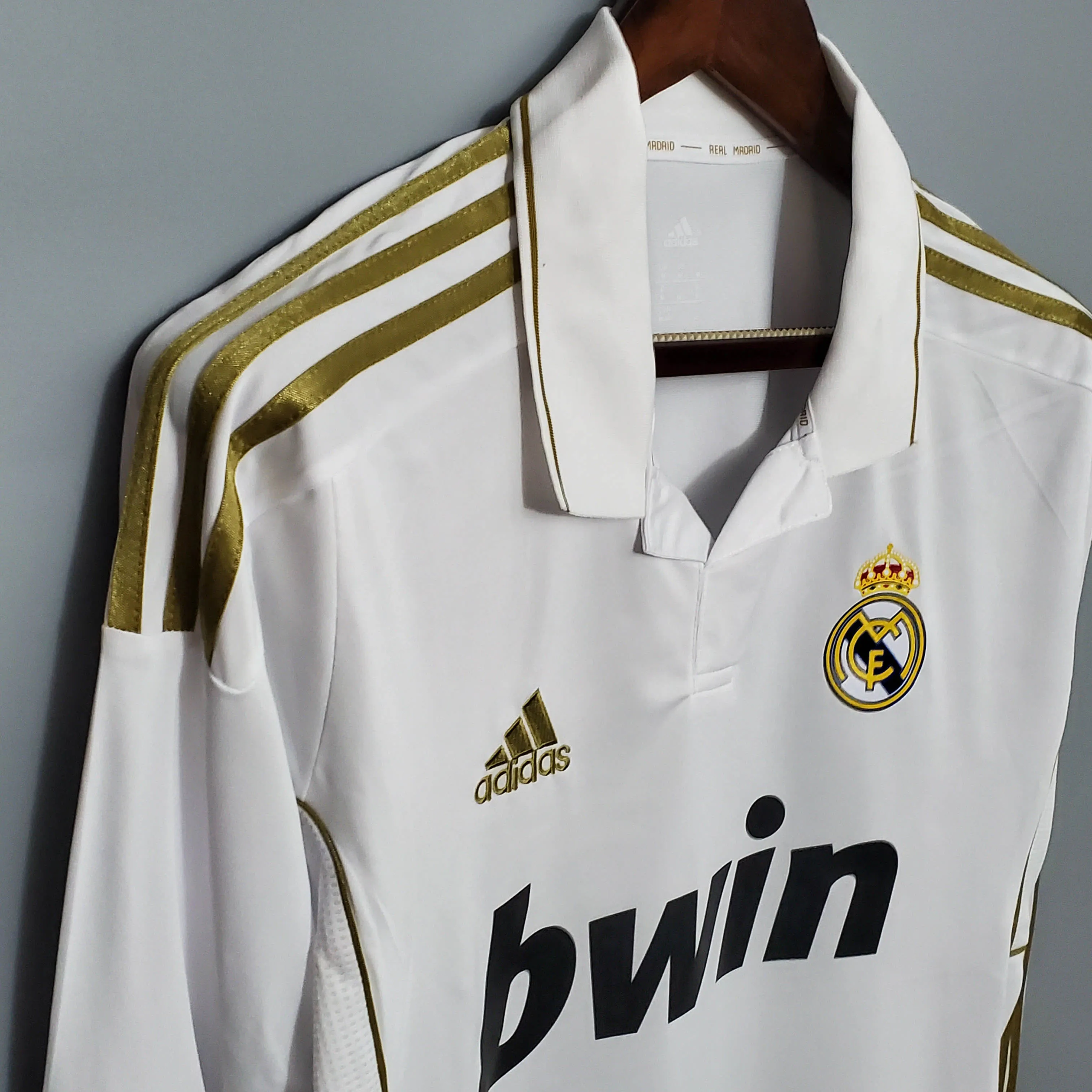 2011/2012 Ретро Длинный рукав Real Madrid Домашняя — изображение 6