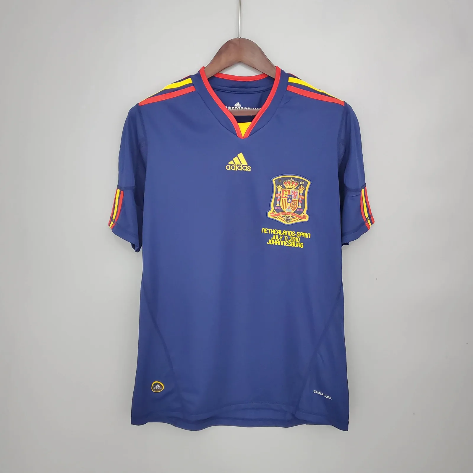 2010 Retro Spanje Uit Voetbal Shirt