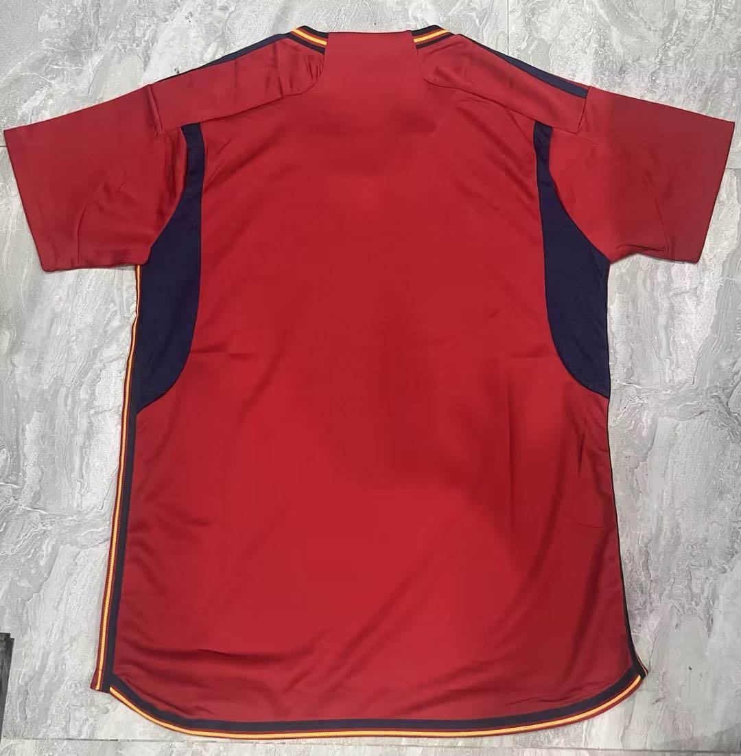2022 FIFA World Cup Spain Home Soccer Shirt - Image 2