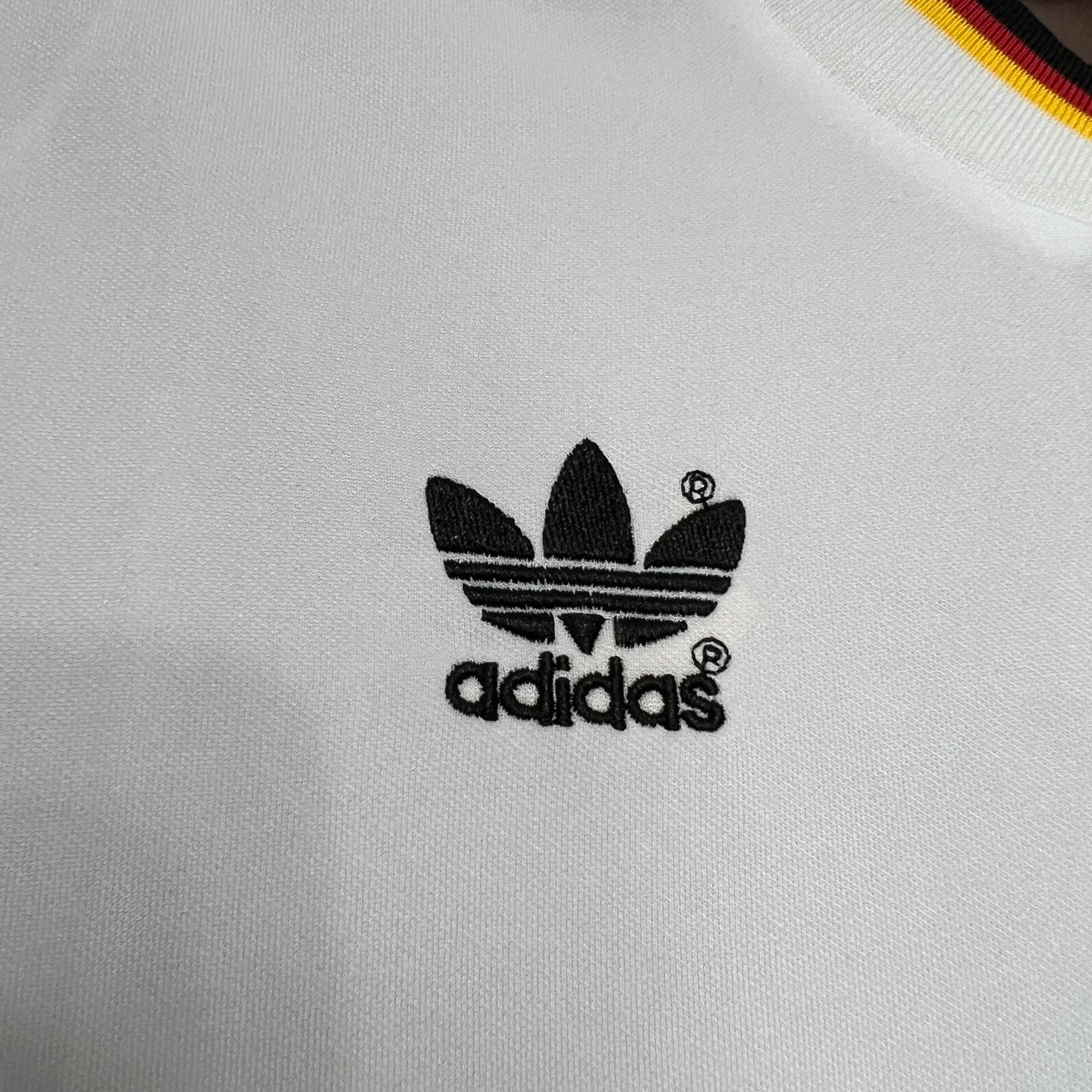 1986 Retro Soccer Jersey Germany Home - Image 6
