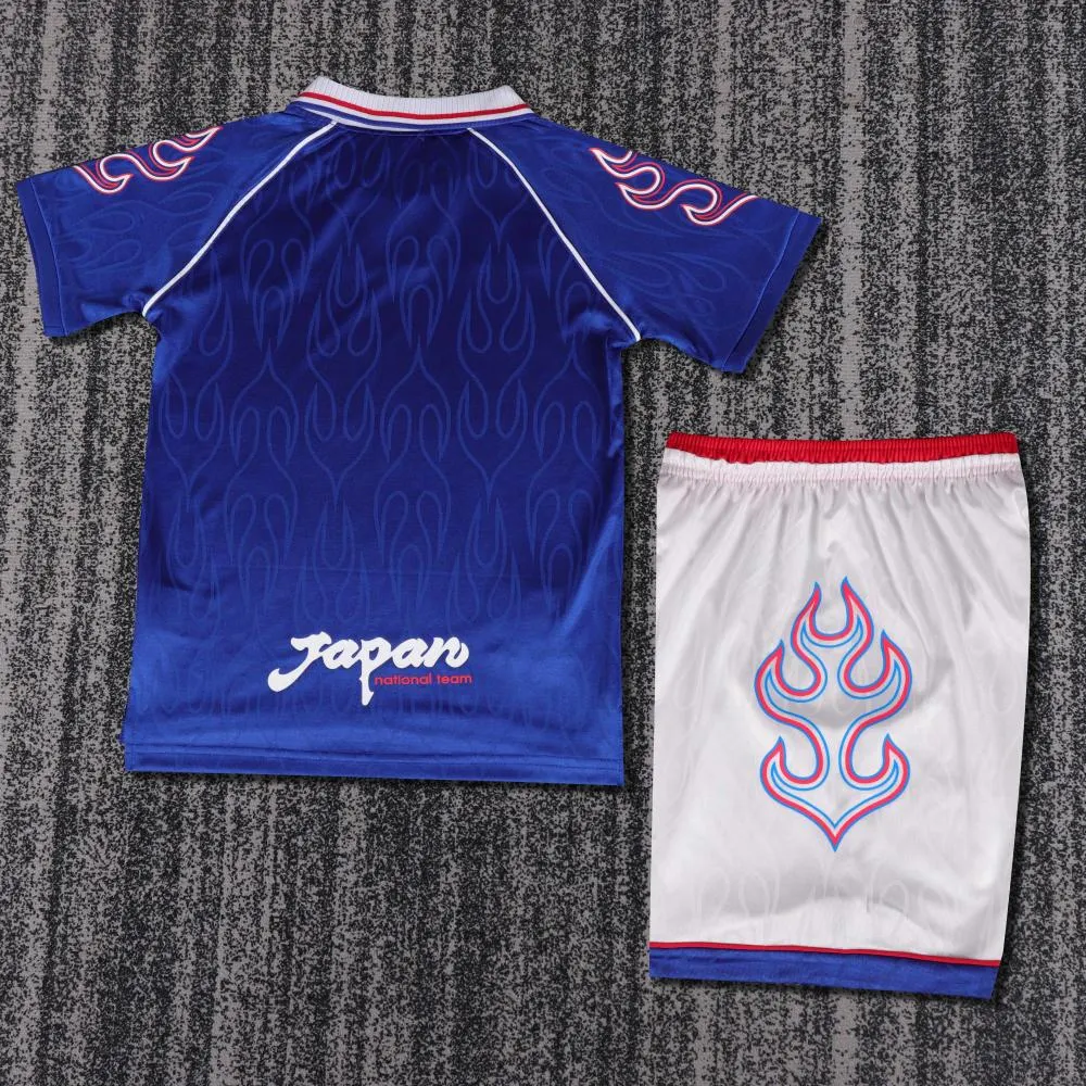 1998 Rétro Japon Domicile Maillot de football Qualité thaï 1:1 Taille enfant – Image 2