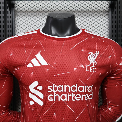 2026/2027 Manga larga Versión jugador Liverpool Local Camiseta de fútbol Calidad tailandesa 1:1 - Imagen 4